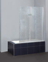 Душевая шторка на ванну (120х140) BelBagno SELA-V-21-120/140-Ch-Cr-R