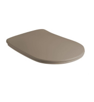 Крышка-сиденье для унитаза Kerasan Nolita 539181 Slim микролифт, лесной орех матовый