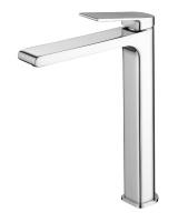 Смеситель для накладной раковины однорычажный высокий Orange Gauss M30-121cr  хром