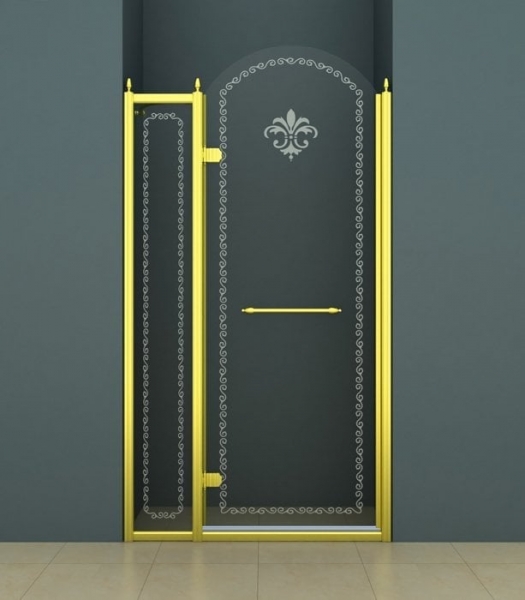 Душевая дверь в нишу Cezares RETRO-A-B-12-120-CP-G-L