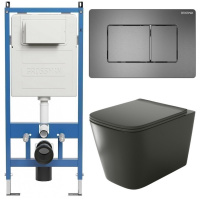 Комплект унитаза с инсталляцией Grossman Classic 97.4441BMS.04.42M с клавишей смыва