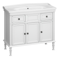 Тумба под раковину Opadiris Кантара 105  00-00003680 белый матовый (без раковины)