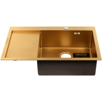 Кухонные мойки:(78х51х20) MELANA ProfLine D7851HG-R, золото
