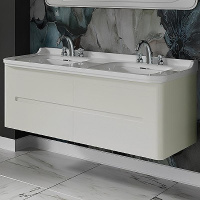 Тумба подвесная без раковины Kerasan Waldorf 925430 bi vaniglia matt