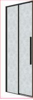Душевая дверь (90х195) Grossman Galaxy 1/2.K33.01.90.21.02, раздвижная