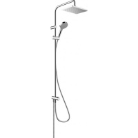 Душевая стойка Hansgrohe Vernis Shape Showerpipe 230 1jet Reno EcoSmart 26289000, хром Душевая стойка Hansgrohe Vernis Shape Showerpipe 230 1jet Reno EcoSmart 26289000, хром