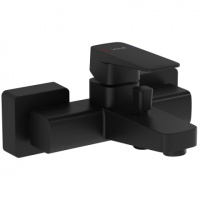 Смеситель для раковины и душа Vitra Root Square A4273736EXP, черный матовый