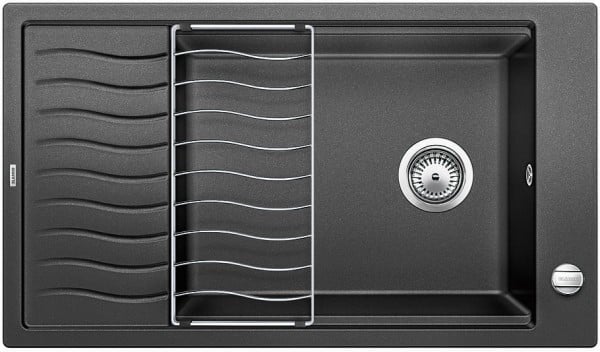 Мойка кухонная Blanco Elon XL 8 S Silgranit PuraDur (антрацит), 524860