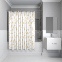 Штора для ванной комнаты IDDIS Basic SCID131P, белый