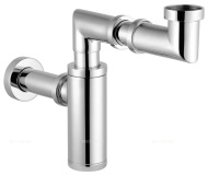 Сифон для раковины Z-типа Vitra Arkitekt  A45133, хром 