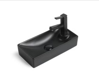 Раковина подвесная (43,5х21) SantiLine SL-2009LMB