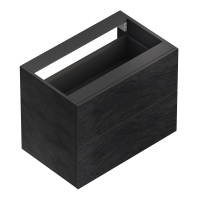 Тумба подвесная  Cezares Cadro 70 CADRO-70-2C-SO-NR-BLUM Nero