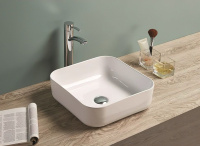 Раковина керамическая накладная (38x38) Art&Max AM-78110 белый