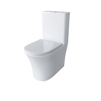 Унитаз напольный безободковый Grossman Classic GR-4466S с сиденьем микролифт