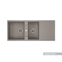 Кухонная мойка Aquaton Торина 1A712032TR250 серый шелк