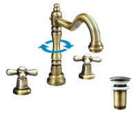 Смеситель для раковины Rav Slezak Morava Retro MK132.5SM