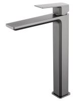 Смеситель для раковины высокий WONZON & WOGHAND DIAMOND, темный графит WW-88239011-BGM