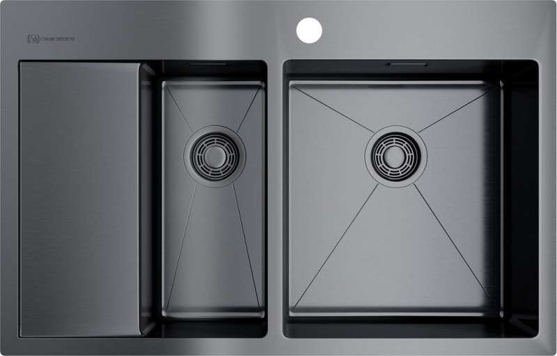 Мойка для кухни Omoikiri Akisame 78-2-GM-R 4973102