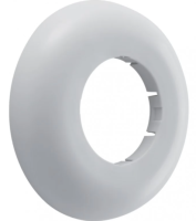 Стенная розетка Geberit, плоская: d=50мм, D=8.5см, H=1.5см, Альпийский белый  854.188.11.1