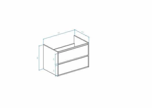 Тумба под раковину Bellezza Лоренцо 80 4639113270367