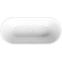 Стальная ванна (170х75) Bette LUX OVAL 3465-000 PLUS с шумоизоляцией и антигрязевым покрытием