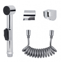 Гигиенический набор KAISER, шланг ПВХ пружина до 2м серый (SH-350) Гигиенический набор KAISER, шланг ПВХ пружина до 2м серый (SH-350)