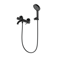 Смеситель для ванны с душем Oliveeka Y OL-639017-MB, черный матовый