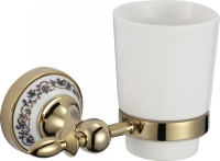 Стакан керамический с настенным держателем Savol 68b S-06858B