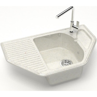 Кухонная мойка Marrbaxx Рики Z22 Z022Q007 хлопок белый