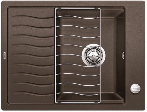 Мойка кухонная Blanco ELON 45S SILGRANIT PuraDur (кофе), 524823