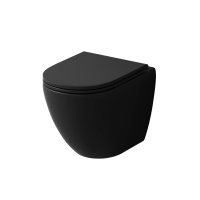 Унитаз подвесной безободковый Grossman  GR-4455BMSQ с сиденьем микролифт