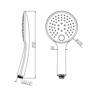 Ручной душ Cezares CZR-B-D3F-01 Ручной душ Cezares CZR-B-D3F-01