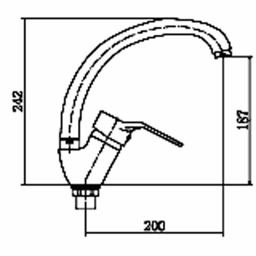 Смеситель для кухни FASHUN A4163-2