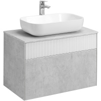 Тумба с раковиной Aquaton Марбл 80 слэйт 1A2762K4MH4C0