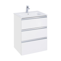 Тумба под раковину Roca The Gap 60 белый глянец 3 ящика A857404806