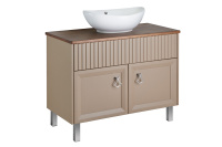 Тумба под раковину ASB-Woodline   Риола 100  12410 (бежевый)