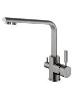 Смеситель для кухни с подключением фильтра WONZON & WOGHAND, темный графит WW-88458003-BGM