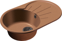 Кухонная мойка GranFest Rorndo 750L, R-750L терракот