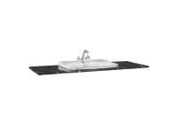 Столешница под раковину Roca Carmen мраморная black marquina 857142421 Столешница под раковину Roca Carmen мраморная black marquina 857142421