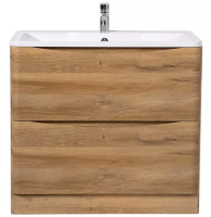 База под раковину подвесная BelBagno ACQUA-1000-2C-PIA-RR Rovere Rustico