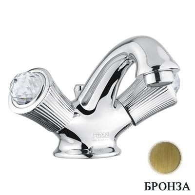 Смеситель для раковины Fiore Venere Sky 13ZZ0622 (бронза/Swarovski)