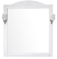 Зеркало (71х90)  ASB-Woodline Салерно 80 9691 (белый)