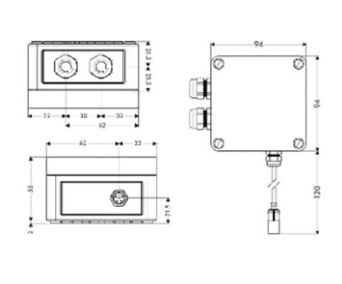 Hабор для управления освещением Hansgrohe PuraVida 27189000