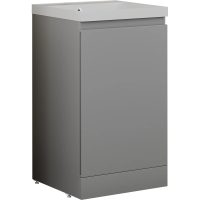 Тумба без раковины 50 см  Style Line Моно СС-00002489 антискрейтч серый