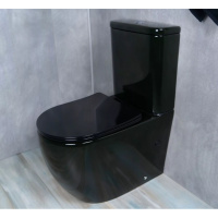 Напольный унитаз с бачком безободковый Gid Tr2177BL