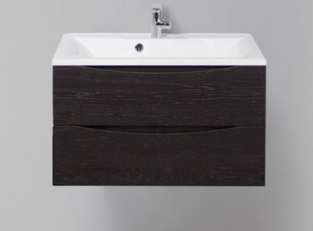 База под раковину подвесная BelBagno MARINO-800-2C-SO-RCA-P Rovere Cioccolato Amaro