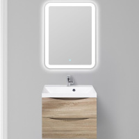 База под раковину подвесная BelBagno MARINO-CER-600-2C-SO-WO-P Rovere Bianco