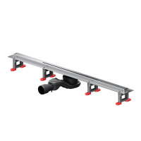 Душевой лоток с щелевой вставкой 80 см Am.Pm MasterFlow W01SC-S11-080-05SB хром матовый