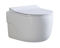 Унитаз подвесной безободковый Art&Max Verona AM012CHRT (без сиденья)