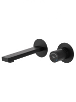 Смеситель для раковины встраиваемый WONZON & WOGHAND, черный матовый WW-105-MB